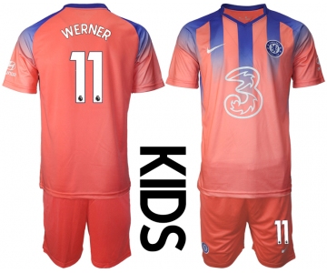 2021 Chelsea FC away Youth 11 soccer jerseys
