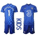 Youth 2021-2022 Club Chelsea FC home blue 1 Nike Soccer Jerseys