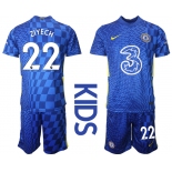 Youth 2021-2022 Club Chelsea FC home blue 22 Nike Soccer Jersey
