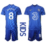 Youth 2021-2022 Club Chelsea FC home blue 8 Nike Soccer Jerseys