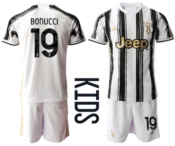 Youth 2020-2021 club Juventus home 19 white Soccer Jerseys