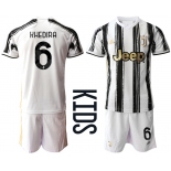 Youth 2020-2021 club Juventus home 6 white Soccer Jerseys