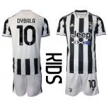 Youth 2021-2022 Club Juventus home white 10 Adidas Soccer Jersey