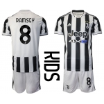 Youth 2021-2022 Club Juventus home white 8 Adidas Soccer Jersey