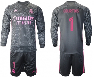2021 Men Real Madrid away long sleeve 1 soccer jerseys