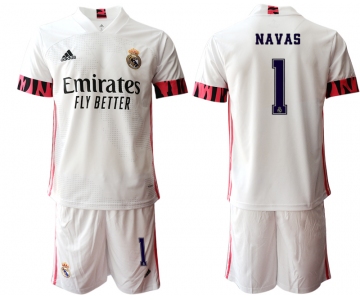 Men 2020-2021 club Real Madrid home 1 white Soccer Jerseys2