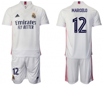 Men 2020-2021 club Real Madrid home 12 white Soccer Jerseys