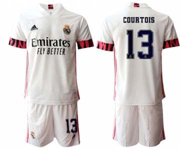 Men 2020-2021 club Real Madrid home 13 white Soccer Jerseys1