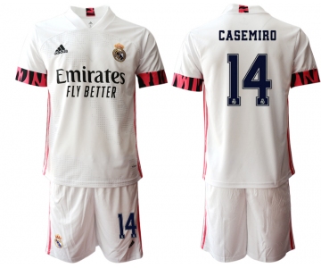 Men 2020-2021 club Real Madrid home 14 white Soccer Jerseys1