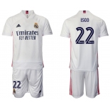 Men 2020-2021 club Real Madrid home 22 white Soccer Jerseys