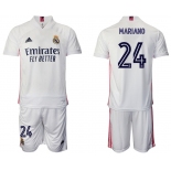 Men 2020-2021 club Real Madrid home 24 white Soccer Jerseys