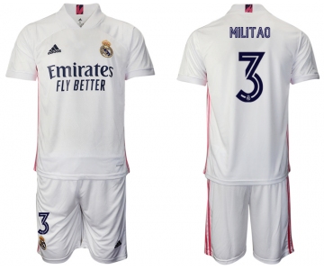 Men 2020-2021 club Real Madrid home 3 white Soccer Jerseys