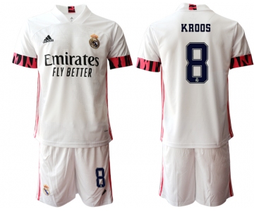 Men 2020-2021 club Real Madrid home 8 white Soccer Jerseys1