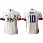 Men 2020-2021 club Real Madrid home aaa version 10 white Soccer Jerseys