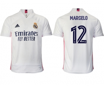 Men 2020-2021 club Real Madrid home aaa version 12 white Soccer Jerseys