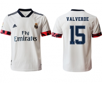 Men 2020-2021 club Real Madrid home aaa version 15 white Soccer Jerseys2