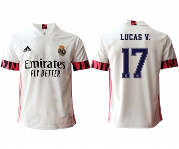 Men 2020-2021 club Real Madrid home aaa version 17 white Soccer Jerseys1