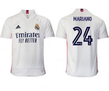 Men 2020-2021 club Real Madrid home aaa version 24 white Soccer Jerseys