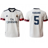 Men 2020-2021 club Real Madrid home aaa version 5 white Soccer Jerseys2