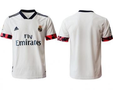 Men 2020-2021 club Real Madrid home aaa version blank white Soccer Jerseys2