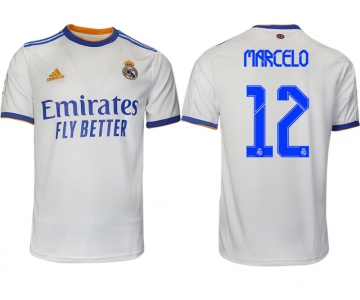 Men 2021-2022 Club Real Madrid home aaa version white 12 Soccer Jerseys
