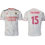 Men 2021-2022 Club Real Madrid home aaa version white 15 Adidas Soccer Jersey