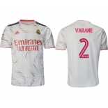 Men 2021-2022 Club Real Madrid home aaa version white 2 Adidas Soccer Jersey