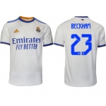 Men 2021-2022 Club Real Madrid home aaa version white 23 Soccer Jerseys