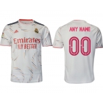 Men 2021-2022 Club Real Madrid home aaa version white customized Adidas Soccer Jersey