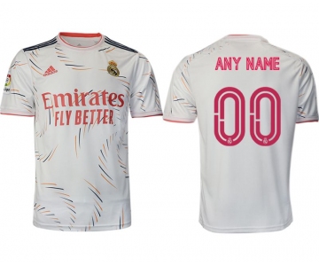 Men 2021-2022 Club Real Madrid home aaa version white customized Adidas Soccer Jersey
