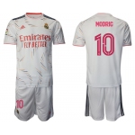 Men 2021-2022 Club Real Madrid home white 10 Adidas Soccer Jersey