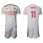 Men 2021-2022 Club Real Madrid home white 11 Adidas Soccer Jersey