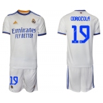 Men 2021-2022 Club Real Madrid home white 19 Soccer Jerseys