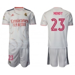 Men 2021-2022 Club Real Madrid home white 23 Adidas Soccer Jersey