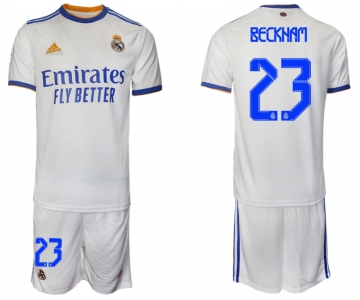 Men 2021-2022 Club Real Madrid home white 23 Soccer Jerseys1