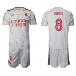 Men 2021-2022 Club Real Madrid home white 8 Adidas Soccer Jersey