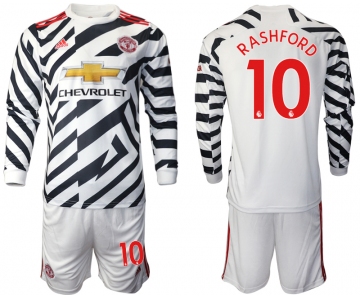 2021 Men Manchester united away long sleeve 10 soccer jerseys