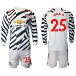 2021 Men Manchester united away long sleeve 25 soccer jerseys
