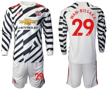 2021 Men Manchester united away long sleeve 29 soccer jerseys