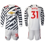 2021 Men Manchester united away long sleeve 31 soccer jerseys