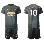 Men 2020-2021 club Manchester United away 10 black Soccer Jerseys1