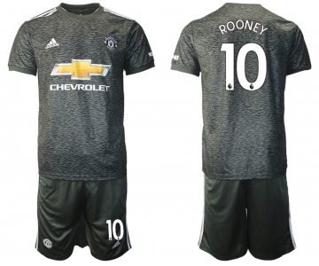 Men 2020-2021 club Manchester United away 10 black Soccer Jerseys