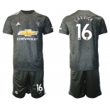 Men 2020-2021 club Manchester United away 16 black Soccer Jerseys