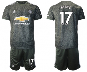 Men 2020-2021 club Manchester United away 17 black Soccer Jerseys