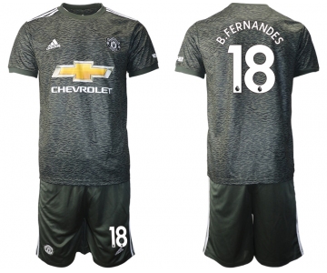 Men 2020-2021 club Manchester United away 18 black Soccer Jerseys