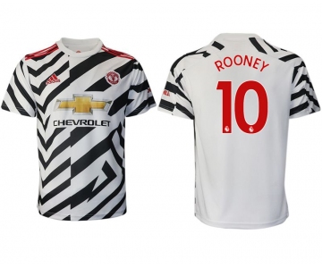 Men 2020-2021 club Manchester United away aaa version 10 white Soccer Jerseys
