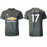 Men 2020-2021 club Manchester United away aaa version 17 black Soccer Jerseys