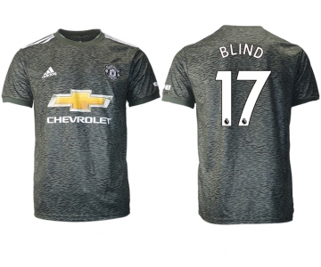 Men 2020-2021 club Manchester United away aaa version 17 black Soccer Jerseys