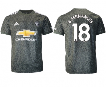 Men 2020-2021 club Manchester United away aaa version 18 black Soccer Jerseys
