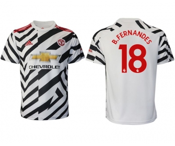 Men 2020-2021 club Manchester United away aaa version 18 white Soccer Jerseys